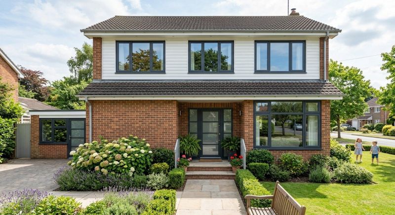 Aluminum Windows Installation project example